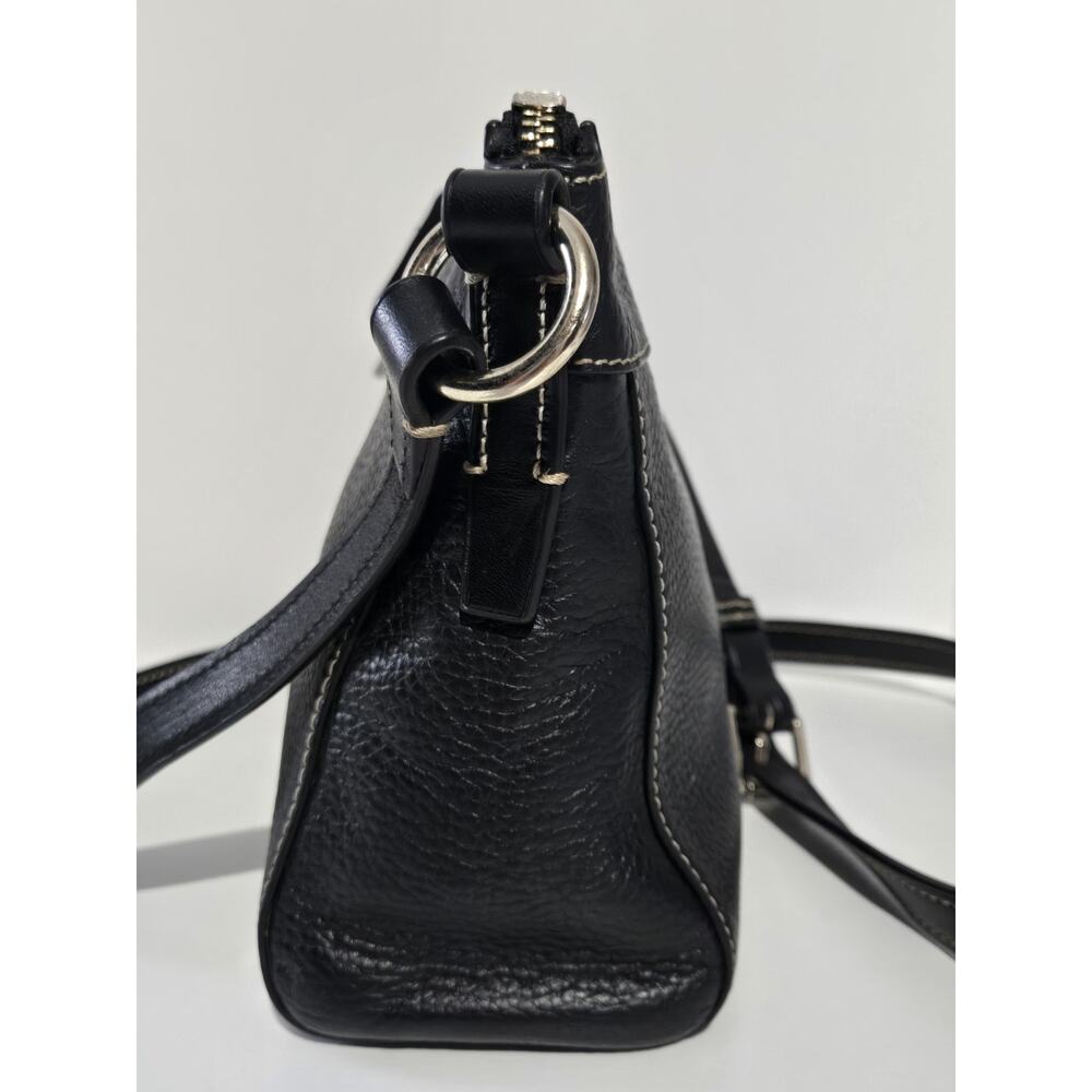 Dooney & Bourke Pebble Leather Allison Crossbody Bag Purse Black - Picture 6 of 16